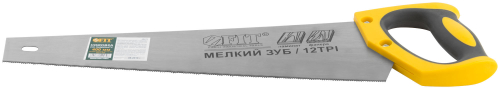 Ножовка по ламинату, мелкий каленый зуб 12 ТPI (шаг 2 мм), заточка, пласт.прорезиненная ручка 400 мм в г. Санкт-Петербург  фото 5