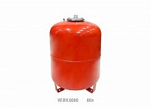 VF.RV.0080 Бак расширительный вертикальный RV 80л (с мал. ножками) (8шт/пал) красн. VALFEX 