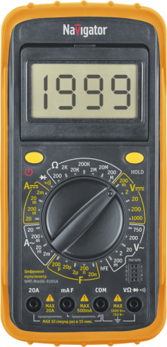 93590 Мультиметр 93 590 NMT-Mm06-9205A (9205A) Navigator 