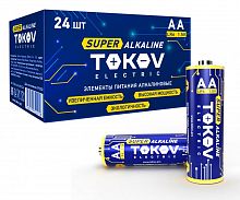 TKE-ALS-LR6/C24 Элемент питания алкалиновый AA/LR6 (уп.24шт) TOKOV ELECTRIC 