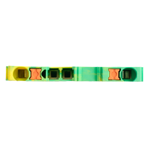 Зажим пружинный, 2-проводной проходной ЗНИ - 2,5 , JXB PT  2,5 , желтый, зеленый LD572-1-25 49257 в г. Санкт-Петербург  фото 3