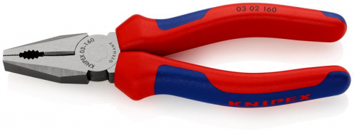 Плоскогубцы комбинированные L-160мм Knipex KN-0302160 в г. Санкт-Петербург 