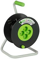 Б0065052 Удлинитель на пластик. катушке 4х15м без заземл. KAT-2x0.75-15m Greenline ПВС 2х0.75 Эра 