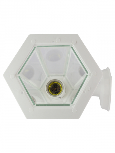 Светильник садово-парковый НБУ 06-60-001 шестигранник, настенный, пластик, белый TDM в г. Санкт-Петербург  фото 4