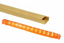 SQ0402-0604 Кабель-канал 20х10 желтая сосна 3D (100м) TDM