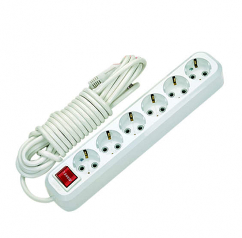 MGP232 Удлинитель 6х2м с заземл. 16А IP20 с выкл. Makel 