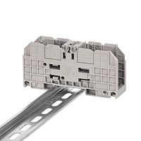 FER-35 Клемма проходная болтовой зажим 2 точки подключения 35кв.мм сер. DKC 