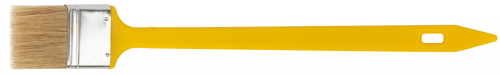 Кисть радиаторная, натуральная светлая щетина, желтая пластиковая ручка  2" (50 мм) в г. Санкт-Петербург  фото 2
