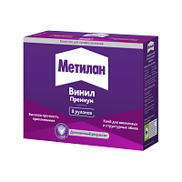 Б0023080 Клей обойный Метилан Винил Премиум без индикатора 200г (горизонтальный формат) Момент 