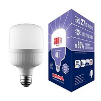 Лампа LED сверхмощная Volpe E27 40W 6500K матовая LED-M80-40W/6500K/E27/FR/NR UL-00006790 в г. Санкт-Петербург 