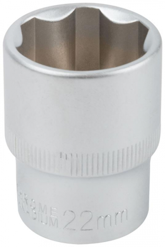 62052 Головка шестигранная CrV 1/2дюйм 22мм FIT  фото 2