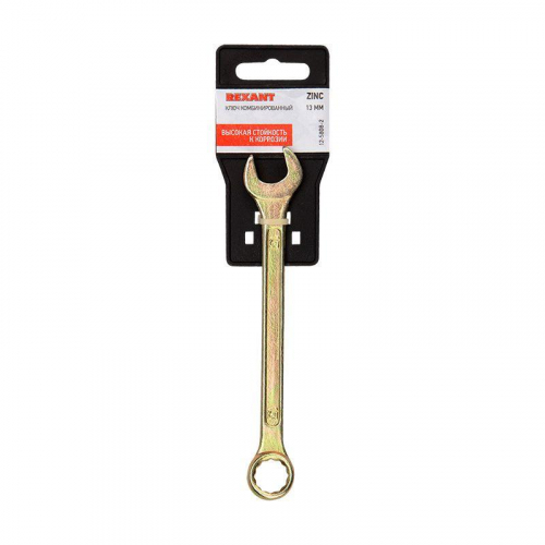 Ключ комбинированный 13мм желт. цинк Rexant 12-5808-2 в г. Санкт-Петербург 