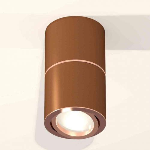 Комплект накладного светильника Ambrella light Techno Spot XS7404080 SCF/PPG кофе песок/золото розовое полированное (C7404, A2073, C7404, N7005) в г. Санкт-Петербург  фото 3