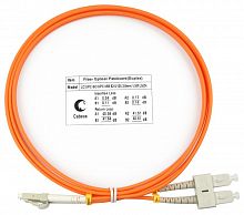 7606c Шнур оптический duplex LC-SC FOP-62-LC-SC-1.5m Cabeus 