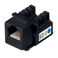 9481c Вставка Keystone Jack RJ12 (6P6C) угол 90град. 110 IDC черн. Cabeus 