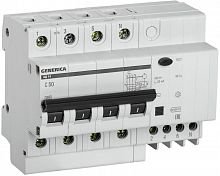 Выключатель автоматический дифференциального тока 4п 50А 30мА АД14 GENERICA MAD15-4-050-C-030 в г. Санкт-Петербург 