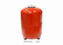 VF.RV.0100 Бак расширительный вертикальный RV 100л (с мал. ножками) (8шт/пал) красн. VALFEX 