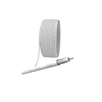Б0044598 Кабель коаксиальный RG-6U 75 Ом CCS/(оплетка Al 48%) PVC бел. (уп.10м) Simple Эра 
