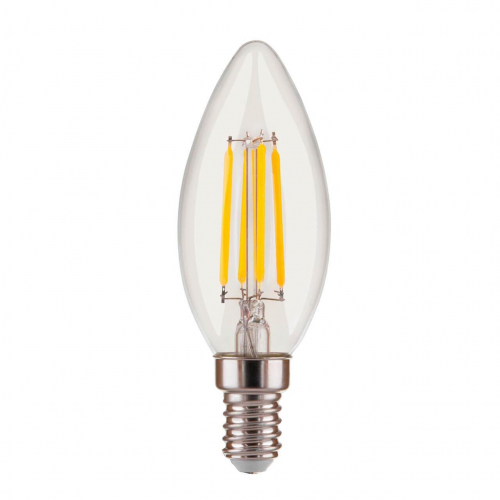 Лампа светодиодная филаментная диммируемая Elektrostandard E14 5W 4200K прозрачная a045174 в г. Санкт-Петербург 