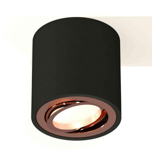 Комплект накладного светильника Ambrella light Techno Spot XS7532005 SBK/PPG черный песок/золото розовое полированное (C7532, N7005) в г. Санкт-Петербург  фото 3