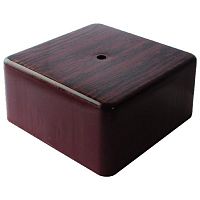 КР-513180100-024 Коробка распаячная 100х100х50мм IP40 для кабель-канала темн. дерево Урал Пак 