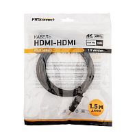 Кабель HDMI - HDMI 2.0 1.5м Gold PROCONNECT 17-6103-6 в г. Санкт-Петербург 