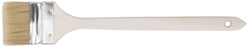 Кисть радиаторная, натуральная светлая щетина, деревянная ручка  3" (75 мм) в г. Санкт-Петербург  фото 2