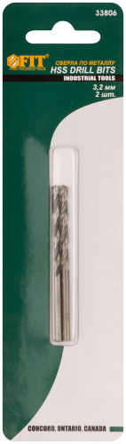 Сверла по металлу HSS полированные в блистере 3.2 мм ( 2 шт.) в г. Санкт-Петербург  фото 3