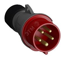 Вилка кабельная 16А 3Р+N+E IР44 переносная 415В Easy&Safe