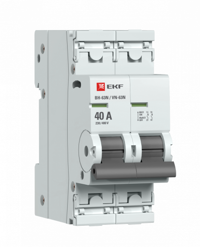 S63240 Выключатель нагрузки 2п 40А ВН-63N PROxima EKF 
