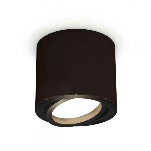 Комплект накладного светильника Ambrella light Techno Spot XS7402001 SBK/PBK черный песок/черный полированный (C7402, N7002) в г. Санкт-Петербург 