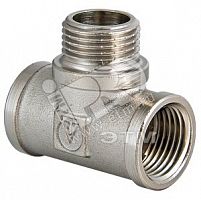 VTr.132.N.0004 Тройник ВНВ 1/2'х1/2'х1/2' переходной, никелированный