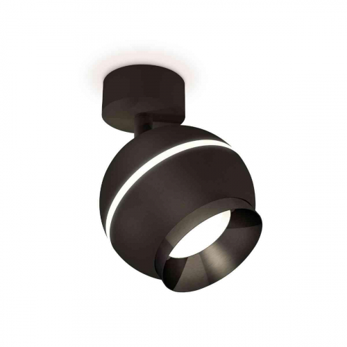 Комплект накладного светильника Ambrella light Techno Spot XM1102001 SBK/PBK черный песок/черный полированный (A2210, C1102, N7031) в г. Санкт-Петербург 