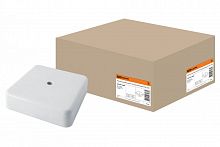 SQ1401-0203 Коробка распаячная КР 75х75х20 ОП белая IP40 TDM