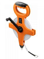 SQ1018-0404 Мерная лента, 50 м х 13 мм, фибергласовое полотно, открытый корпус, штык для фиксации "Рубин" TDM