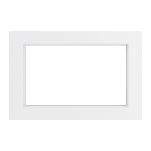 Рамка 2-местная (без перемычки), стекло, STEKKER, GFR00-7012-01, серия Катрин, белый 39566 в г. Санкт-Петербург 