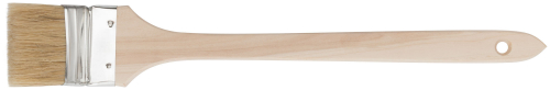 Кисть радиаторная, натур. светлая щетина, деревянная ручка 2.5" (63 мм) в г. Санкт-Петербург  фото 2