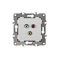 Б0027471 Розетка 12-3113-01 RCA бел. ЭРА 