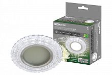 SQ0359-0138 Светильник встраиваемый СВ 03-10 MR16 50Вт G5.3 LED подсветка 3 Вт зеркальный/хром TDM