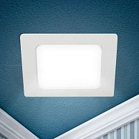 Б0057443 Светильник светодиодный LED 18-12-4K 12Вт 4000К встраив. квадратный ЭРА 