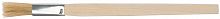 Кисть узкая, натуральная светлая щетина, деревянная ручка 15 мм в г. Санкт-Петербург 