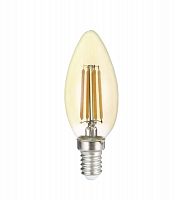 Лампа светодиодная филаментная PLED OMNI 8Вт C35 3000К тепл. бел. E14 230В/50Гц Gold JazzWay 5020917 в г. Санкт-Петербург 