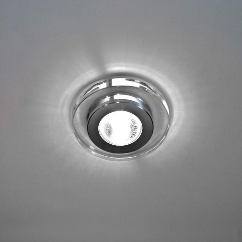 Светильник встраиваемый Feron DL8125-CH потолочный JCDR G5.3 прозрачный, хром 18299 в г. Санкт-Петербург  фото 2