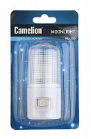 14357 Светильник светодиодный NL-250 220В ночник с выкл. бел. Camelion 