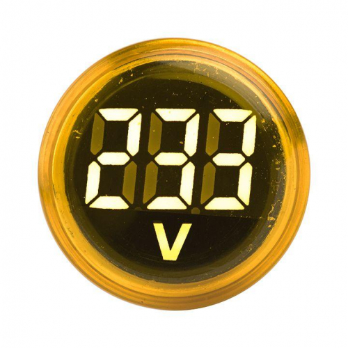 Индикатор значения напряжения ED16-22VD желт. PROxima EKF ed16-22vd-y в г. Санкт-Петербург  фото 2