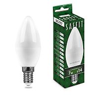55030 Лампа светодиодная SAFFIT SBC3707 Свеча E14 7W 230V 2700K 