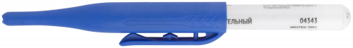 Маркер строительный перманентный, тонкий, удлиненное перо, синий 04343 в г. Санкт-Петербург 