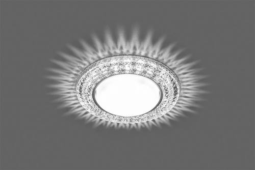 Светильник встраиваемый с белой LED подсветкой Feron CD4020 потолочный GX53 без лампы прозрачный 29473 в г. Санкт-Петербург  фото 8