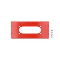 R5FPST01-RAL3020 Фланец для монтажа кабельного ввода FL21 для корпусов ST тип 3 343х153мм красн. RAL3020 DKC 