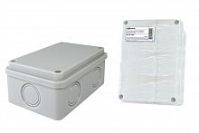 Распаячная коробка ОП 120х80х50мм, крышка, IP55, 6 вх., без гермовводов, инд. штрихкод TDM